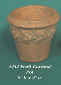 Thumbnail for Fruit Garland Cast Stone Outdoor Garden Planter Planter Tuscan 