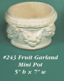 Fruit Garland Cast Stone Outdoor Garden Planter Planter Tuscan 