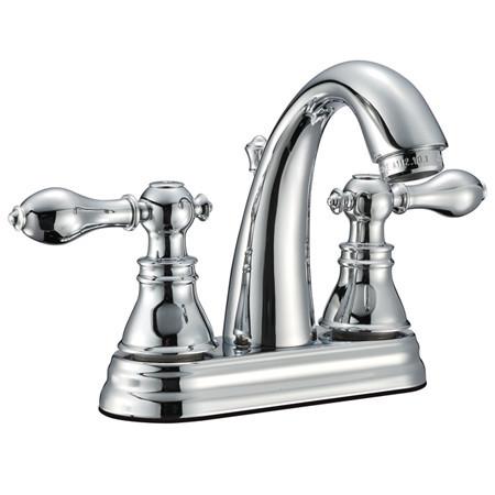 Kingston Brass Americana Two Handle 4" Centerset Faucet with Retail Pop-up Bathroom Faucet Kingston Brass 