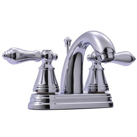 Kingston Brass English Classic Two Handle 4" Centerset Faucet with Retail Pop-up Bathroom Faucet Kingston Brass 