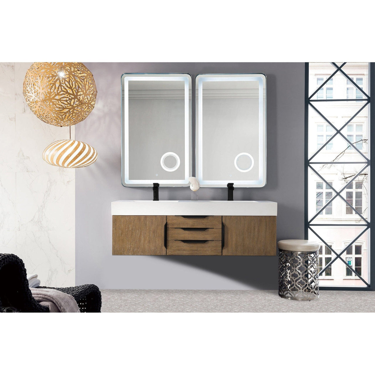 James Martin Mercer Island 59" Double Vanity Vanity James Martin 