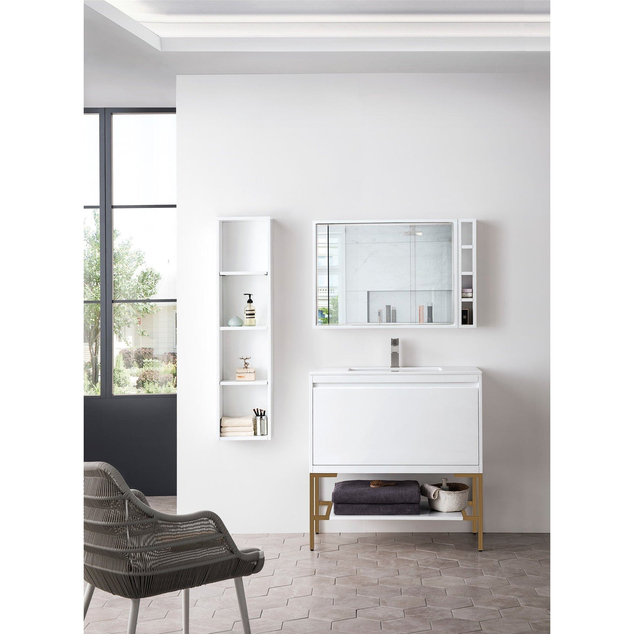 James Martin Milan 35.4" Single Vanity Vanity James Martin 