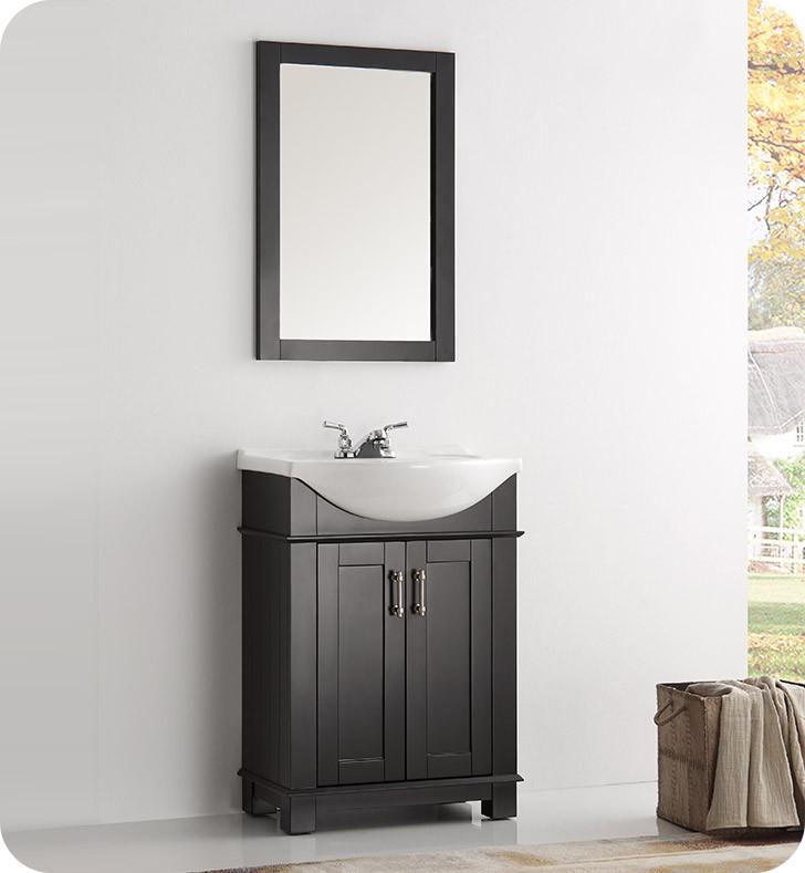 Fresca Hartford 24" Black Traditional Bathroom Vanity Vanity Fresca 