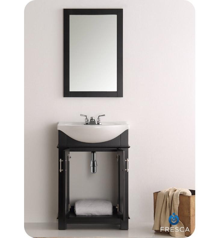 Fresca Hartford 24" Black Traditional Bathroom Vanity Vanity Fresca 
