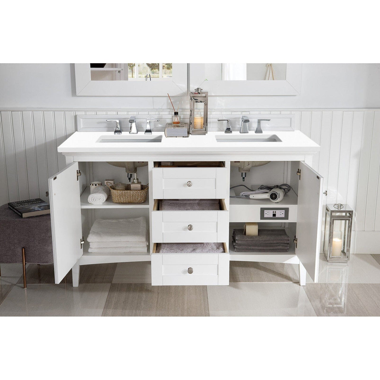 James Martin Palisades 60" Double Vanity Vanity James Martin 