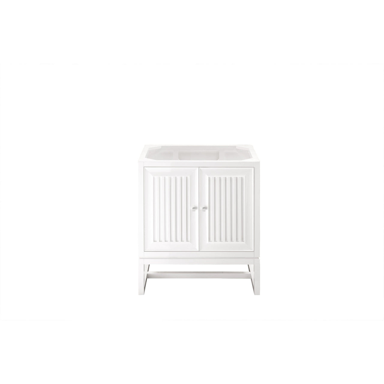 James Martin Athens 30" Single Vanity Vanity James Martin Glossy White Cabinet Only 