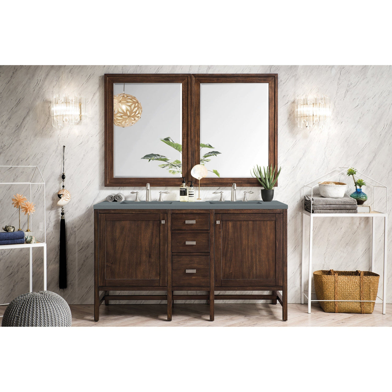 James Martin Addison 60" Double Vanity Vanity James Martin 