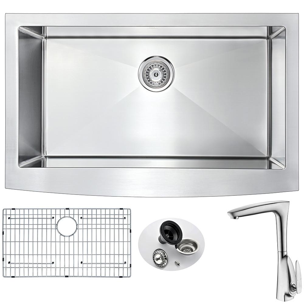 ANZZI ELYSIAN Series K33201A-034B Kitchen Sink Kitchen Sink ANZZI 