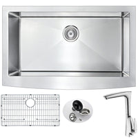 Thumbnail for ANZZI ELYSIAN Series K33201A-034B Kitchen Sink Kitchen Sink ANZZI 