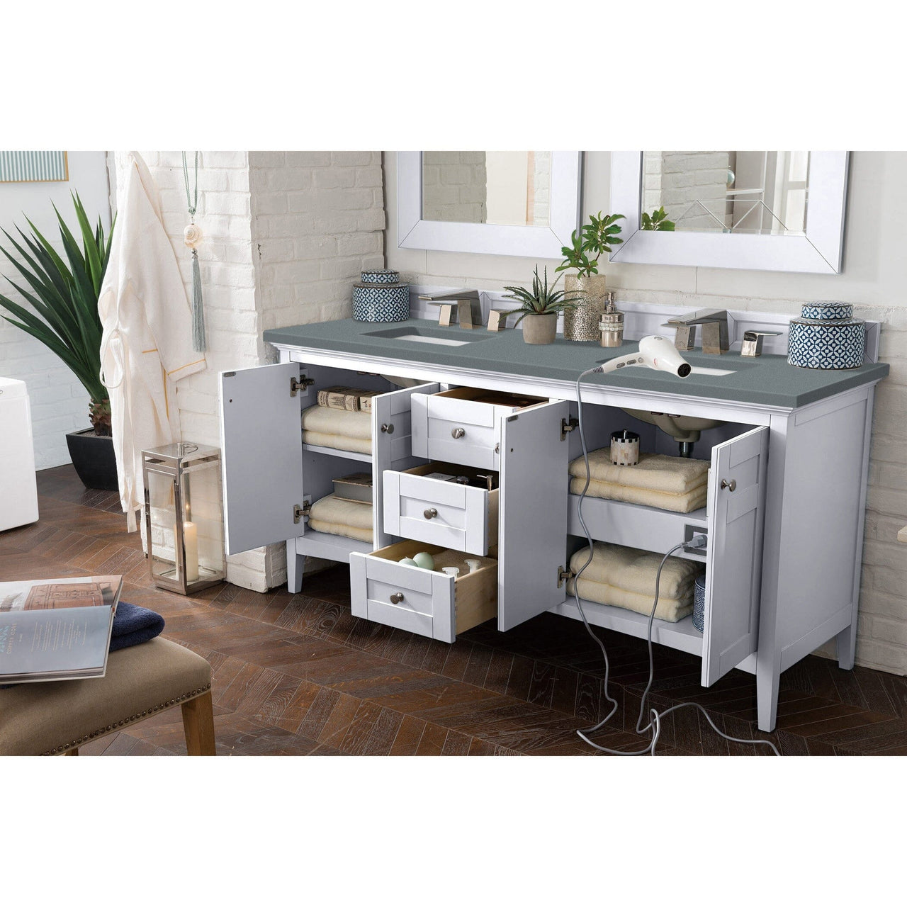 James Martin Palisades 72" Double Vanity Vanity James Martin 