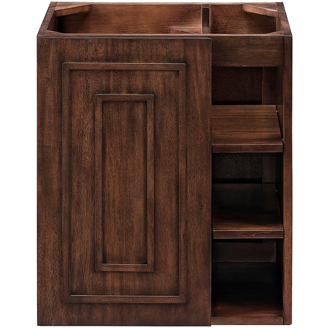 James Martin Alicante' 24" Single Vanity Cabinet Vanity James Martin Mid Century Acacia Cabinet Only 