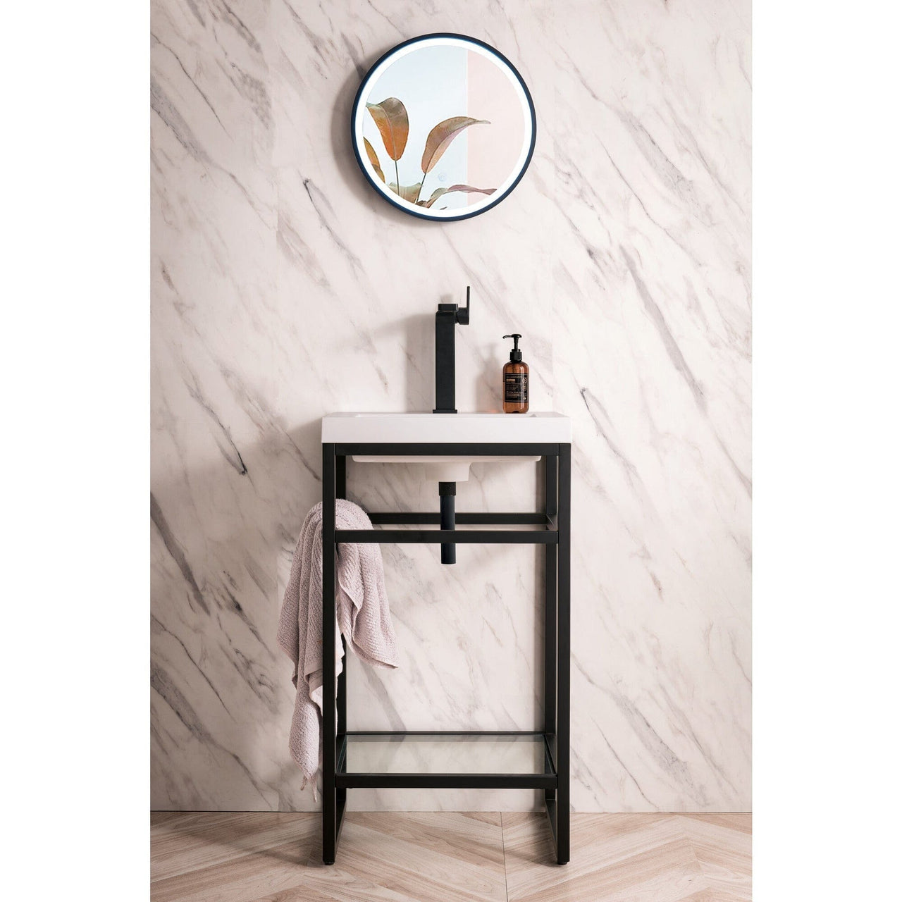 James Martin Boston 20" Stainless Steel Sink Console Console James Martin 
