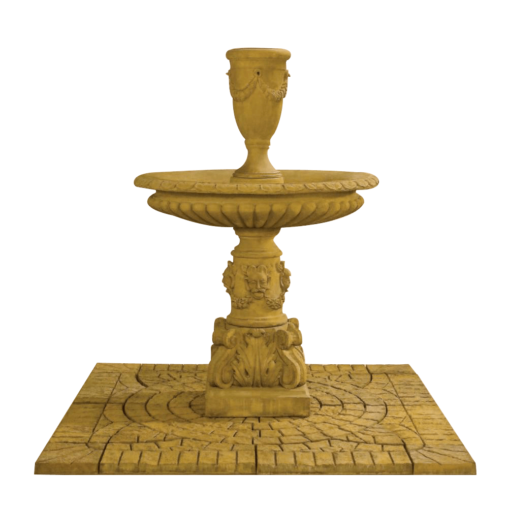 Fonte Antica Outdoor Cast Stone Garden Fountain Fountain Tuscan 
