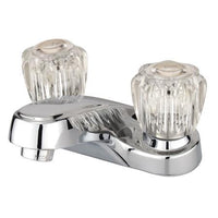 Thumbnail for Kingston Brass Americana Centerset Lavatory Faucet with Acrylic Handle, Chrome Bathroom Faucet Kingston Brass 