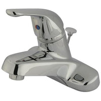 Thumbnail for Kingston Brass Chatham Centerset with Single Lever Handle and Brass Pop-Up, Chrome Bathroom Faucet Kingston Brass 