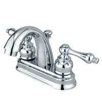 Thumbnail for Kingston Brass Restoration Centerset with Metal Lever Handles, Chrome Bathroom Faucet Kingston Brass 