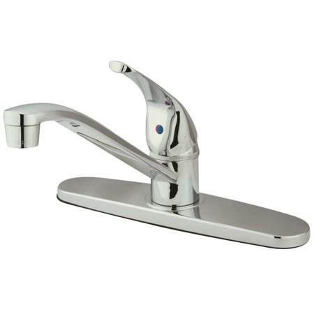 Kingston Brass GKB5710 Water Saving Chatham Centerset Kitchen Faucet with Single Lever Handle, Chrome Kitchen Faucet Kingston Brass 