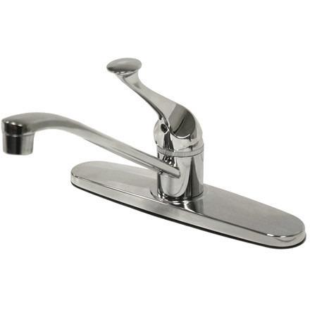 Kingston Brass Chatham Centerset Kitchen Faucet with Single Lever Handle, Chrome Kitchen Faucet Kingston Brass 