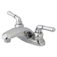 Thumbnail for Kingston Brass Magellan Centerset Lavatory Faucet with Lever Handles, Chrome Bathroom Faucet Kingston Brass 