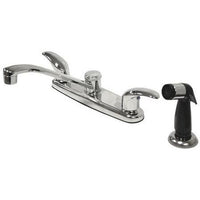 Thumbnail for Kingston Brass GKB6272LL Water Saving Legacy Centerset Kitchen Faucet, Polished Brass Kitchen Faucet Kingston Brass 
