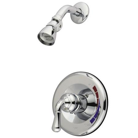 Kingston Brass Magellan Shower Combination with 1.5GPM Showerhead, Chrome Tub Shower Sets Kingston Brass 