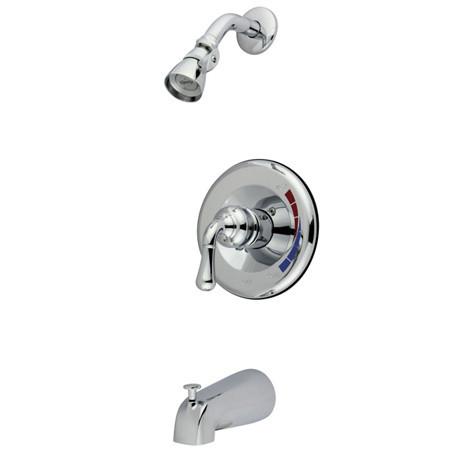 Kingston Brass GKB631T Water Saving Magellan Tub and Shower Trim, Chrome Tub Shower Sets Kingston Brass 