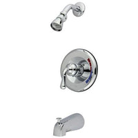 Thumbnail for Kingston Brass GKB631T Water Saving Magellan Tub and Shower Trim, Chrome Tub Shower Sets Kingston Brass 