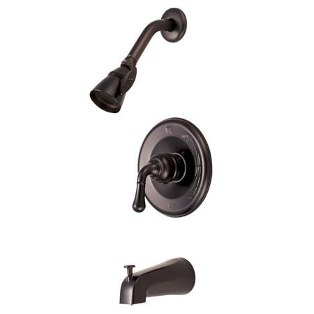 Kingston Brass GKB635T Water Saving Magellan Tub and Shower Trim, Oil Rubbed Bronze Tub Shower Sets Kingston Brass 