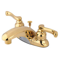 Thumbnail for Kingston Brass GKB8622FL Water Saving Royale Centerset Lavatory Faucet, Polished Brass Bathroom Faucet Kingston Brass 