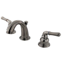 Thumbnail for Kingston Brass Magellan Mini Widespread Lavatory Faucet with Retail Pop-Up, Water Saving Vintage Brass Bathroom Faucet Kingston Brass 