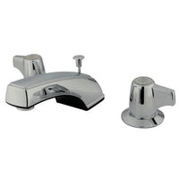 Thumbnail for Kingston Brass GKB920 Water Saving Americana Widespread Lavatory Faucet with ABS Pop-Up, Chrome Bathroom Faucet Kingston Brass 
