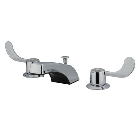 Kingston Brass Vista Widespread Lavatory Faucet with Retail Pop-up, Chrome Bathroom Faucet Kingston Brass 