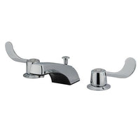 Thumbnail for Kingston Brass Vista Widespread Lavatory Faucet with Retail Pop-up, Chrome Bathroom Faucet Kingston Brass 