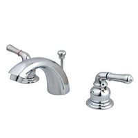 Thumbnail for Kingston Brass GKB951 Water Saving Magellan Mini Widespread Lavatory Faucet, Chrome Bathroom Faucet Kingston Brass 
