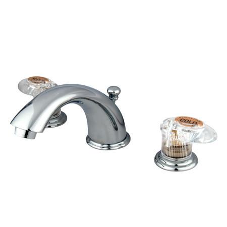 Kingston Brass GKB961ALL Water Saving Magellan Widespread Lavatory Faucet, Chrome Bathroom Faucet Kingston Brass 