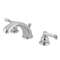 Thumbnail for Kingston Brass GKB961FL Water Saving Royale Widespread Lavatory Faucet, Chrome Bathroom Faucet Kingston Brass 