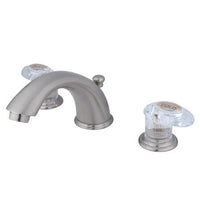 Thumbnail for Kingston Brass GKB968ALL Water Saving Victorian Widespread Lavatory Faucet, Satin Nickel Bathroom Faucet Kingston Brass 