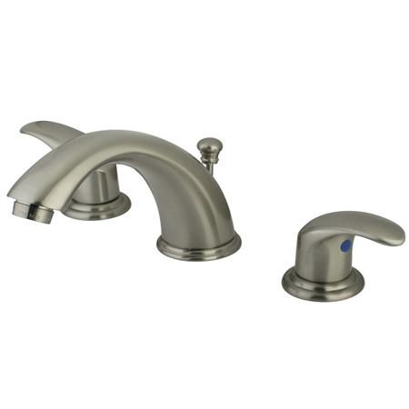 Kingston Brass GKB968LL Water Saving Legacy Widespread Lavatory Faucet, Satin Nickel Bathroom Faucet Kingston Brass 