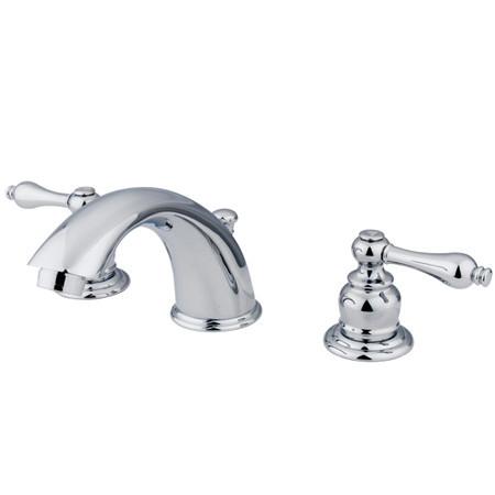 Kingston Brass GKB971AL Water Saving Victorian Widespread Lavatory Faucet, Chrome Bathroom Faucet Kingston Brass 