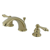Thumbnail for Kingston Brass GKB972AL Water Saving Victorian Widespread Lavatory Faucet, Polished Brass Bathroom Faucet Kingston Brass 