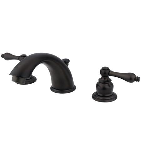 Kingston Brass Victorian Widespread Lavatory Faucet, Oil Rubbed Bronze Bathroom Faucet Kingston Brass 