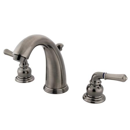 Kingston Brass Magellan Widespread Lavatory Faucet, Vintage Brass Bathroom Faucet Kingston Brass 