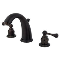 Thumbnail for Kingston Brass GKB985BL Water Saving Vintage Widespread Lavatory Faucet, Oil Rubbed Bronze Bathroom Faucet Kingston Brass 