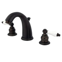 Thumbnail for Kingston Brass GKB985PL Water Saving English Country Widespread Lavatory Faucet, Oil Rubbed Bronze Bathroom Faucet Kingston Brass 