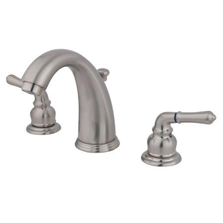 Kingston Brass GKB988 Water Saving Magellan Widespread Lavatory Faucet, Satin Nickel Bathroom Faucet Kingston Brass 