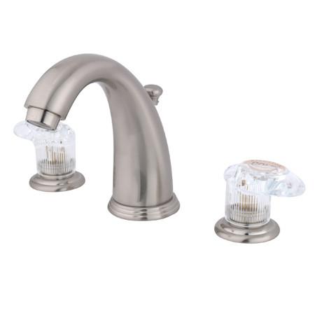 Kingston Brass GKB988ALL Water Saving Victorian Widespread Lavatory Faucet, Satin Nickel Bathroom Faucet Kingston Brass 