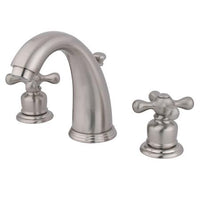 Thumbnail for Kingston Brass GKB988AX Water Saving Victorian Widespread Lavatory Faucet, Satin Nickel Bathroom Faucet Kingston Brass 