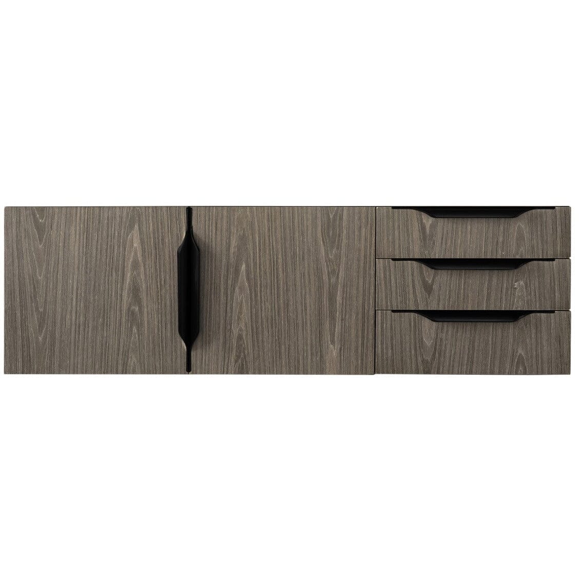 James Martin Mercer Island 48" Single Vanity Vanity James Martin Ash Gray - Matte Black Cabinet Only 