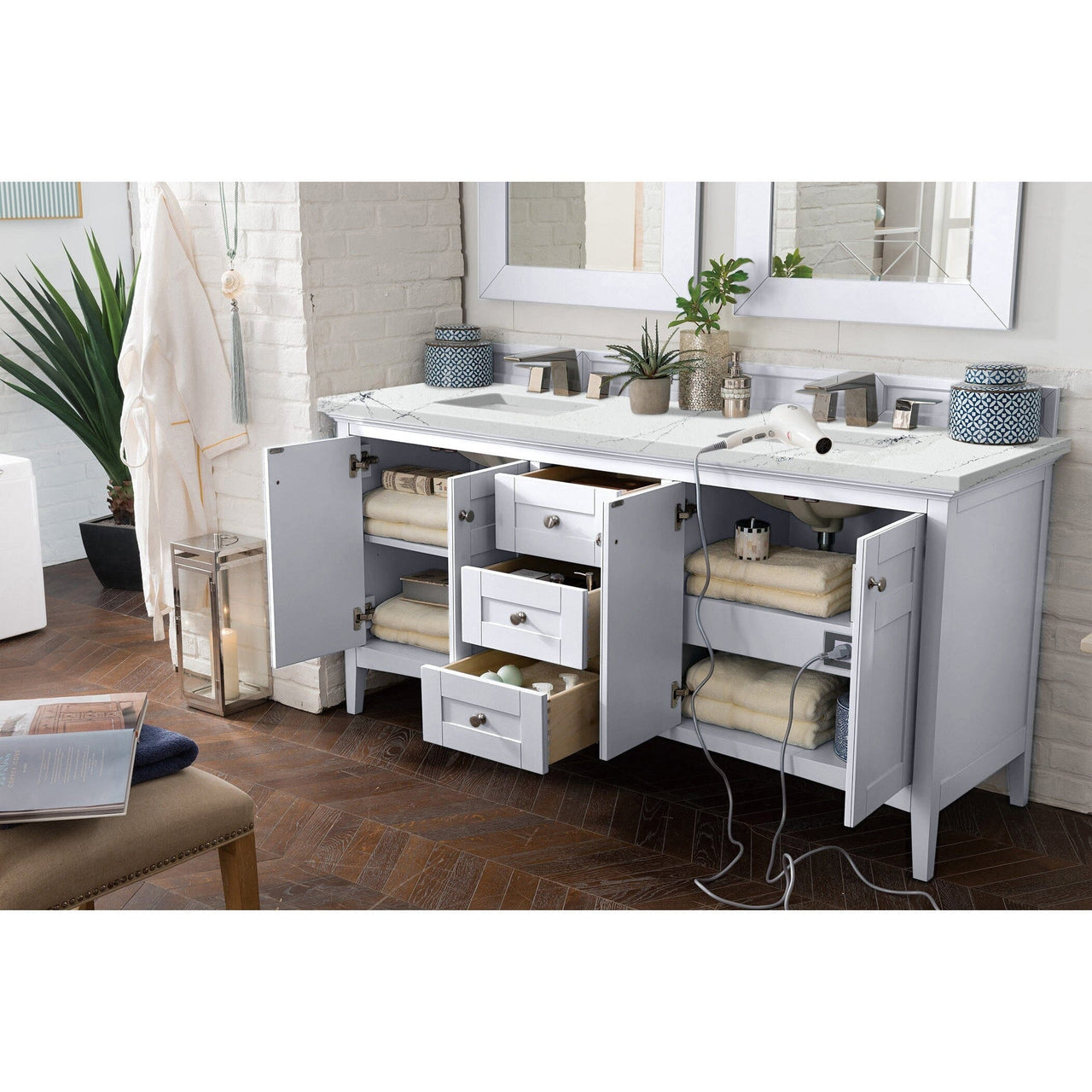 James Martin Palisades 72" Double Vanity Vanity James Martin 