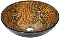 Thumbnail for ANZZI Nile Series LS-AZ199 Vessel Sink - Glass Bathroom Sink ANZZI 